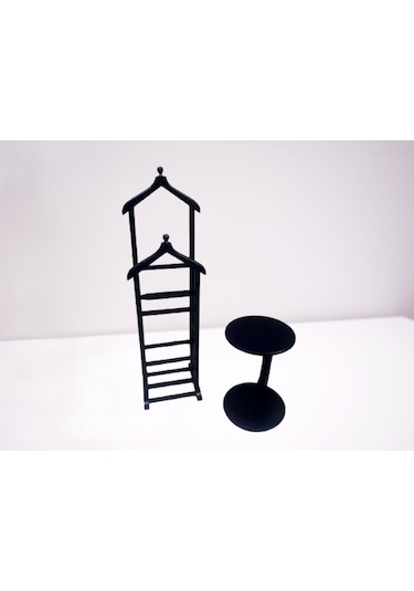 Bengimobilya Dilsiz Uşak C Ufo Takım, Model Parlak Siyah Lake Boya, Çift Tepel