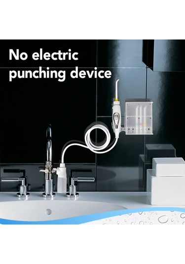 Mufunye Abs Malzeme Diş İp Makinesi, 6 Nozullu, Taşınabilir Su Diş Temizleyici, 393g