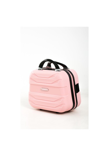 Yefa Pp Polipropilen Kırılmaz Büyük & Makyaj Boy 2'li Valiz Seti Pudra