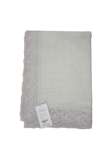 Linen Jute Simli Keten Masa Örtüsü