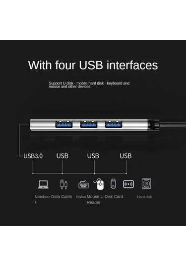Usb3.0 Genişletme Bağlantı İstasyonu, Hub Genişletme Bağlantı İstasyonu, Çok İşlevli B Dörde Bilgisayar Ayırıcı, USB Aks. 56641745