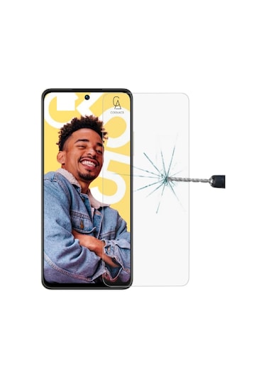 Realme C55 İle Uyumlu Kılıf Soft Yumuşak Telefon Kılıfı Ve Temperli Kırılmaz Cam Ekran Koruyucu Seti