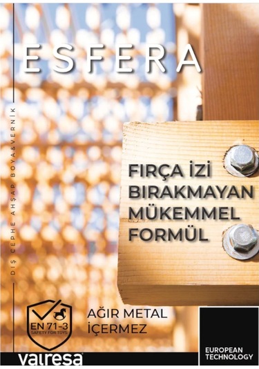 Esfera Ithal Su Bazlı Emprenye Ahşap Koruyucu Tüm Renkler