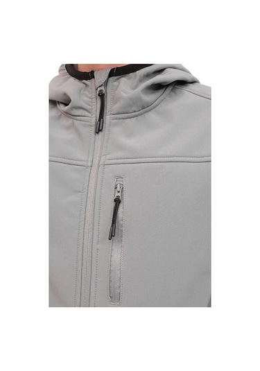 Kinetix Ml Basıc Softshell 5pr Gri Erkek Mont Gri Koyu