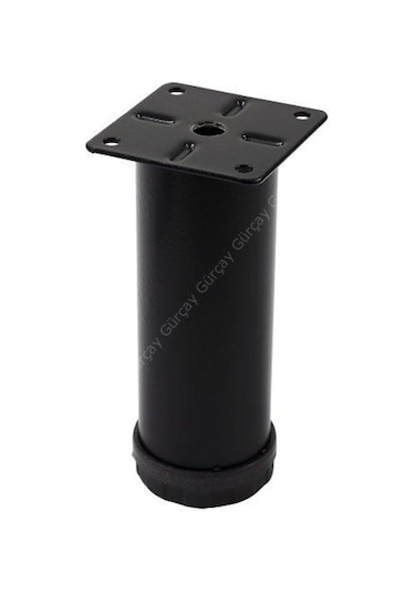 Gürçayhırdavat Gürçay Metal Mobilya Mutfak Dolap Ayağı Siyah