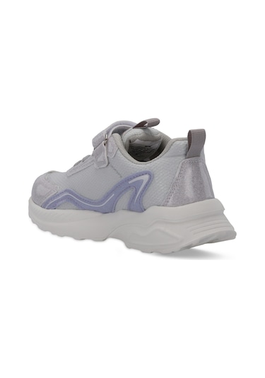 Slazenger KLARION Çocuk Cırt Cırtlı Gri / Mor Günlük Spor Ayakkabısı