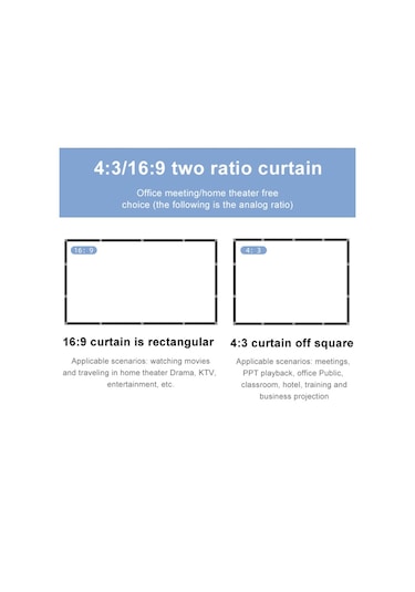 Projektör Film Perdesi - 60 inç (4:3)