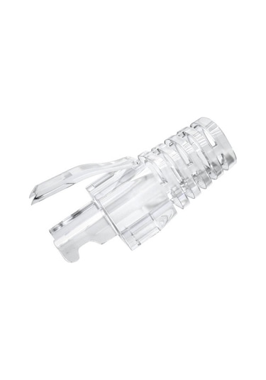 100 Adet - Rj45 Cat5e Cat6 Cat6a Boots Konnektör Şeffaf Jack Koruma Kılıfı