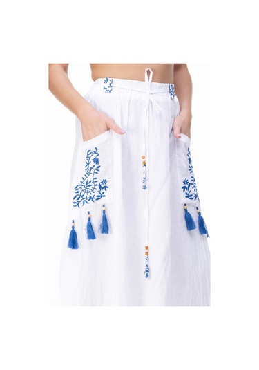 Nil Vual Midi Boy Etek Beyaz Byz-beyaz Beyaz