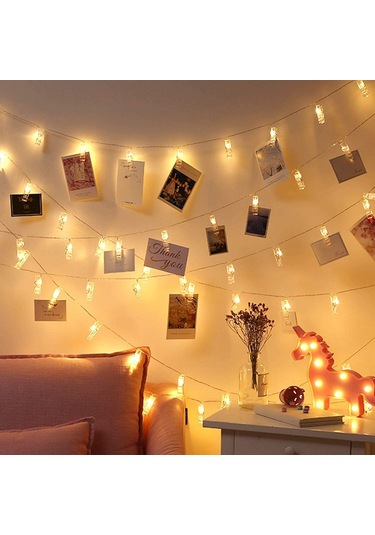 Vıp 2 Metre Pilli Mandal Led Işık Dekoratif Romantik Mandal Işık Gün Işığı Led Işık Pilli Led Işık Gün Işığı