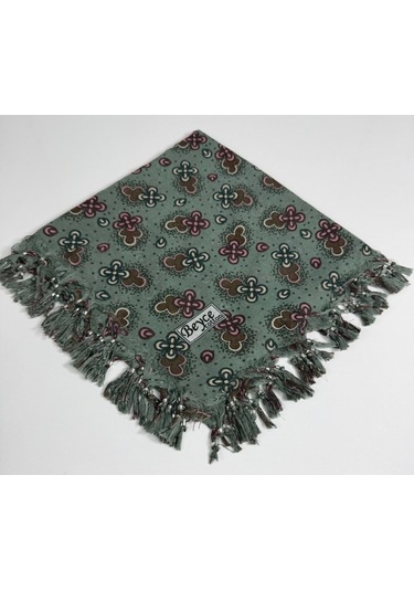 Beyce Cotton Sökme Boncuklu Desenli Tülbent 06440 Mint Yeşili