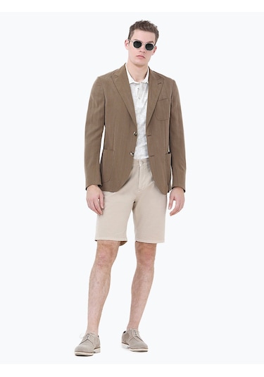 Kip Vizon Düz Modern Fit Ceket Çok Renkli