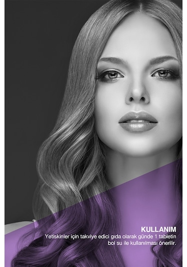 Bioxcin Biotin 5.000 Mcg 30 Tablet - Biotin Çinko 15 Mg Saç Ve Tırnak Vitamini