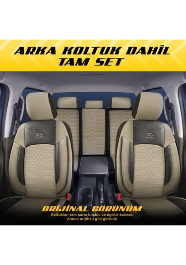 Panda Proline Serisi Jakar Kumaş Ticari Oto Koltuk Kılıfı