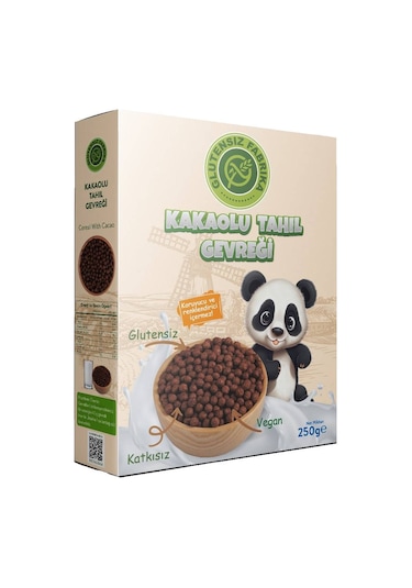 Glutensiz Fabrika Glutensiz Kakaolu Tahıl Gevreği 250 G
