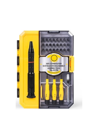 34 Uçlu Çok Fonksiyonlu Hassas Tamirci Tornavida Seti 4172