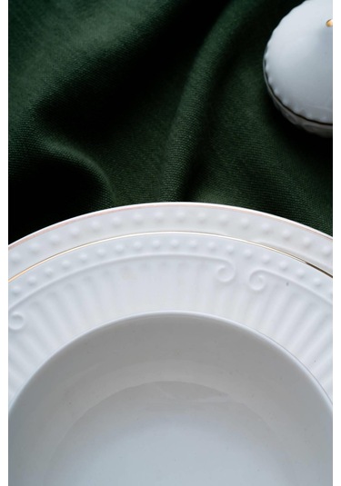 Doralie Gold 6 Kişilik 29 Parça Yemek Takımı Beyaz