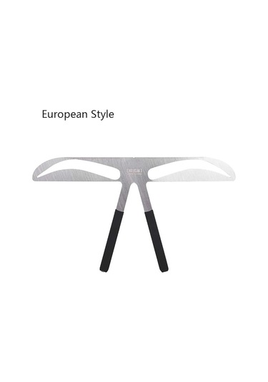 Stil 1 Paslanmaz Çelik Kaş Şablonları Kalıcı Kaş Cetveli Kaş Cetveli Ölçüm Aracı Şekil Şablonu Diğer