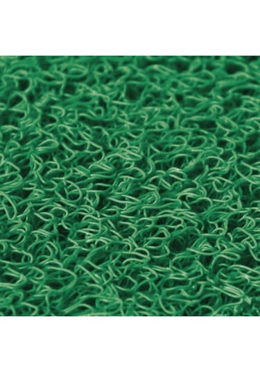 Beylin Kıvırcık Pvc Paspas Dış Zemin Halı Yolluk Yeşil 100x200 Yeşil