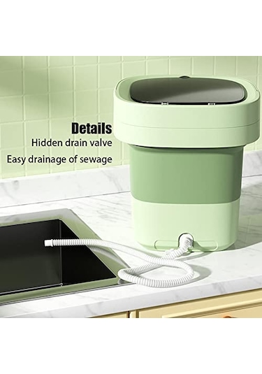 Sellwell Qianfan Portatif Katlanır Çamaşır Makinesi