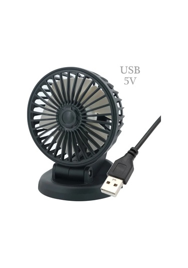 12/24v Taşınabilir Araç Soğutma Fanı 5v Usb Powered Araba Fanı 1 Adet