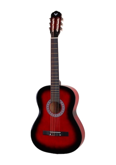 Angel Acg100-Rds 4/4 Kırmızı Klasik Gitar
