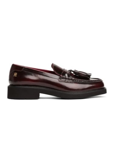 Tommy Hilfiger Kadın Loafer Ayakkabı Fw0fw08749xjs Red