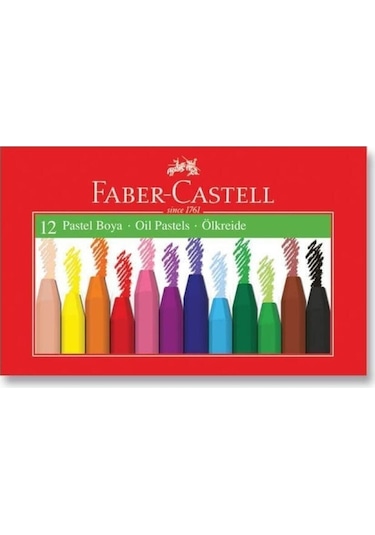 Piev Faber Castell 12 Renk Pastel Boya