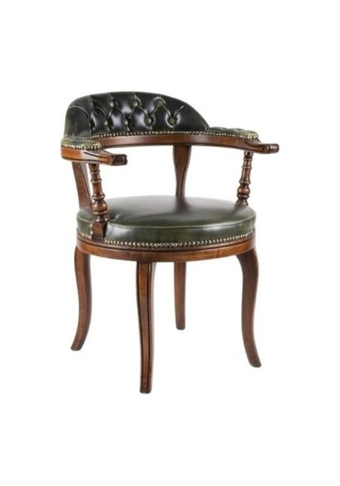 Majesta Classic Ahşap Sandalye Yeşil