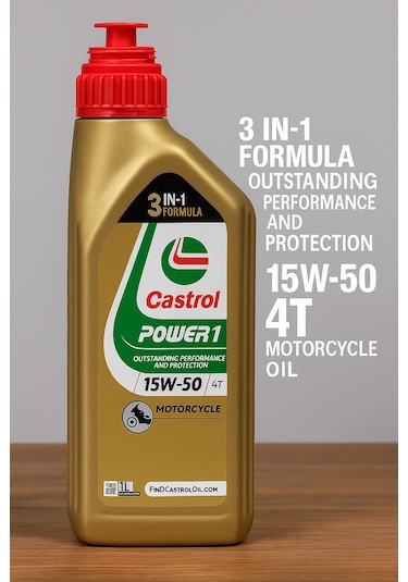 Castrol Power1 15w-50 4t Yeni Yüz