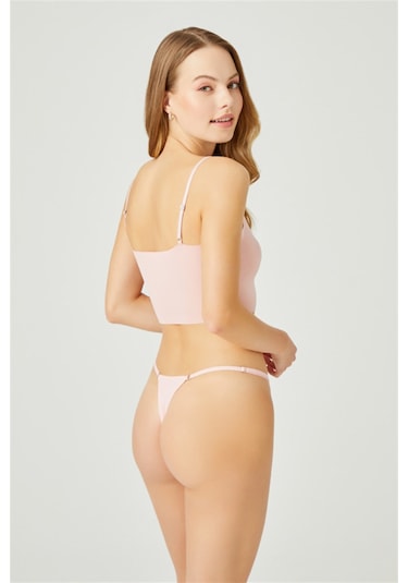 Cottonhıll Basic Pamuklu Beli Ayarlanır Kadın Tanga Külot 5'li Paket