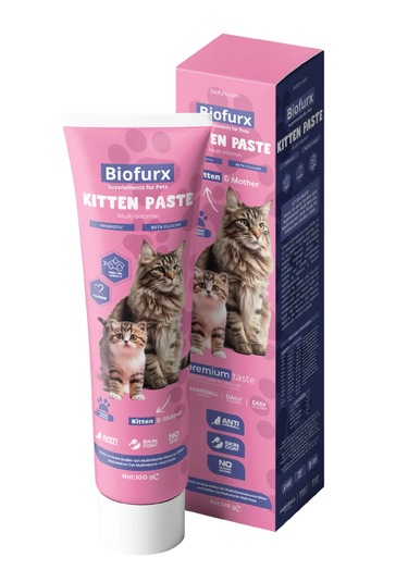 Biofurx Kitten Paste Yavru Kediler Için Besleyici Vitamin Macunu 100 G