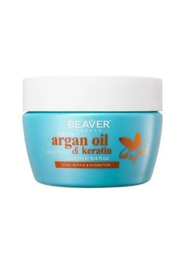 Beaver Argan Oil And Keratin Hair Mask 250 Ml