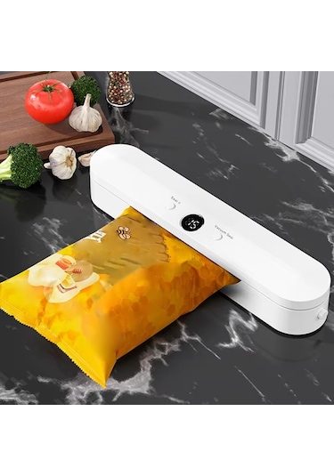 Sones Gıda Vakum Paketleme Makinesi 60kpa Emiş, Tekli / Vakum Paketleme Modları 10 Vakum Torbası Ab Fişi