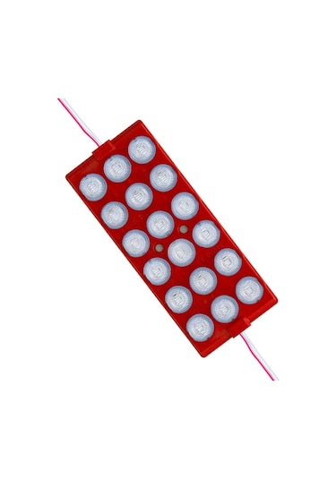 12 Volt Kırmızı Modül Led 6 Watt 10 Adet 10410