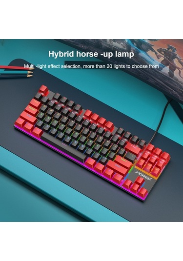 Forev FV-301 Mavi Switch Mekanik Oyuncu Klavye