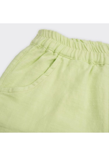 Kız Çocuk Çiçek Desenli Bluz Ve Beli Lastikli Şortlu Takım 2411gb17017-4516 001