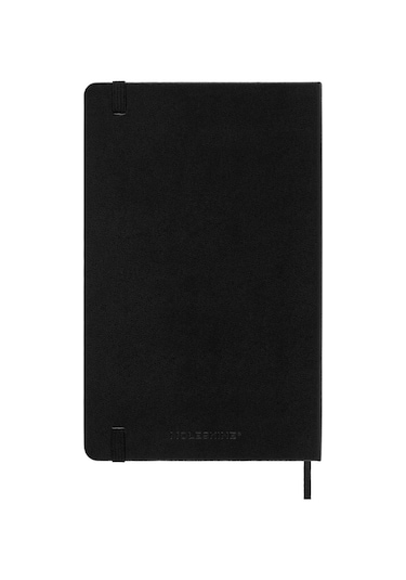Moleskine Çizgili Siyah Defter L Boy Sert Kapak