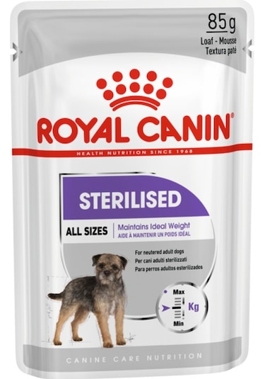 Royal Canin Sterilised Kısırlaştırılmış Yetişkin Köpek Maması 85 G