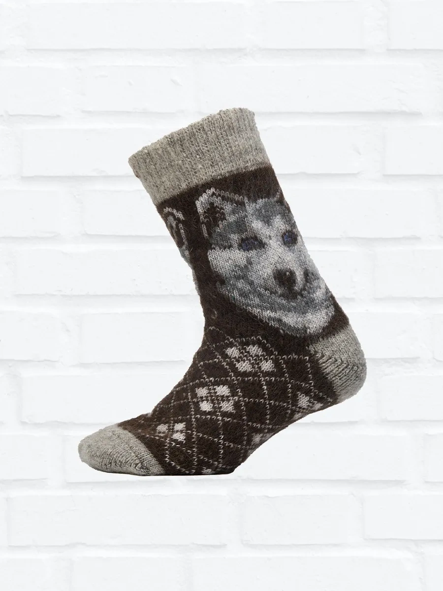 Nakın Yünlü Sıcak Kış Çorapları Hediye 3 Çift 132080305 Siyah Melanj