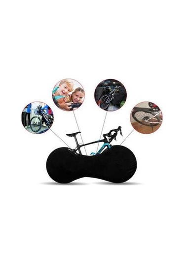 Novahub Mavi Sıcak Bisiklet Toz Geçirmez Kapak Tekerlekler Çerçeve Kapak Bisiklet Koruyucu, Anti-toz Ve Çizilmeye Dayanıklı