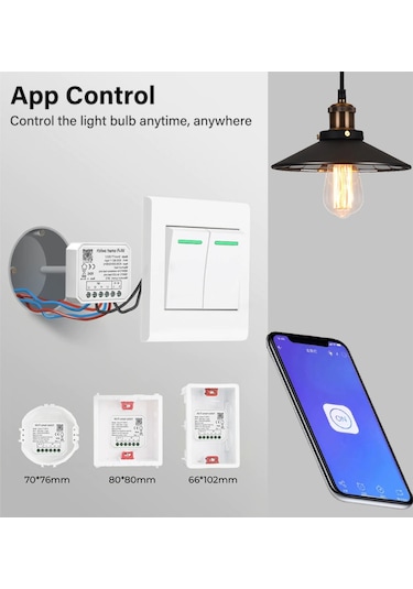 Tuya Destekli Akıllı Tekli Işık Anahtarı