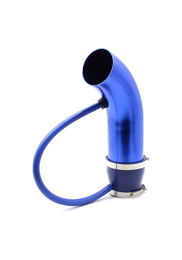 Monyee Alüminyum Motor Hava Girişi Seti 76mm 3inc - Hızlanma Tepkisi Ve Yakıt Verimliliği Artırıcı - Evrensel Uyumlu Siyah