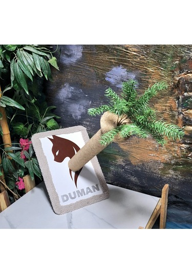 Kedi Tırmala Tahtası Lazer Kesim Ahşap Resimli4