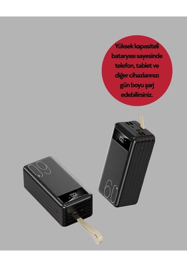 Güvenlik Korumalı Hızlı Şarj Özellikli Powerbank Çok Renkli