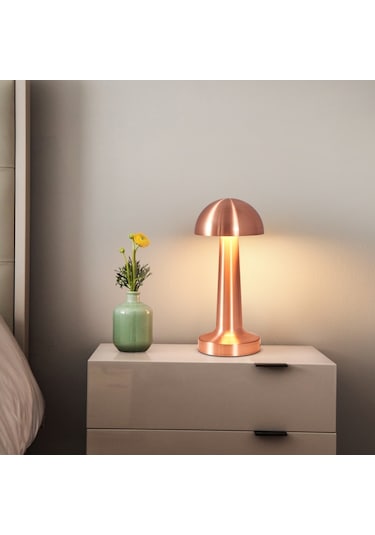 Şarjlı Masa Lambası Dimmerli Dokunmatik Lizbon Dekoratif Abajur