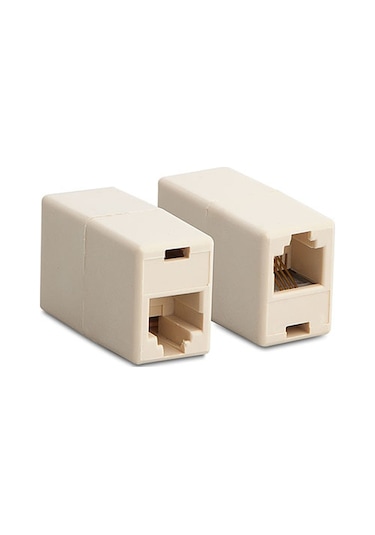 S-Link SL-8F8F F/F RJ45 Ethernet Ara Adaptör Beyaz