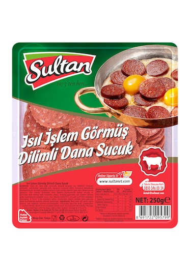 Sultan Etçi Dilimli Sucuk 250 G