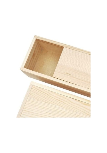 Doğal Ahşap Saklama Kutusu Çekmece Kapağı Tasarımı Çok Yönlü Ve Dayanıklı Organizatör Depolama M