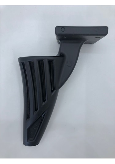 Plastik, 16 Cm Mat Siyah Koltuk, Mobilya Ayağı 4 Adet